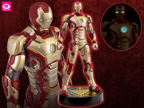 Iron Man Mark XLII (Glow in the Dark), Iron Man 3, SEGA, Pre-Painted